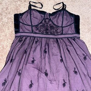 American Eagle Dress - Purple with Lace